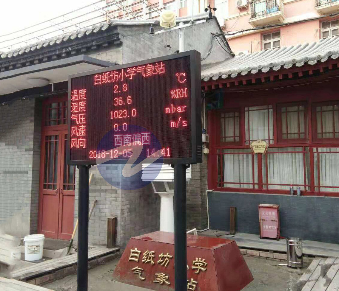 白紙坊小學 校園自動氣象站